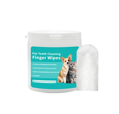 Pet Ear Cleaning Wipes Finger Stall