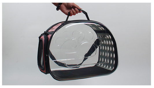 Transparent Pet Backpack for Cats and Dogs